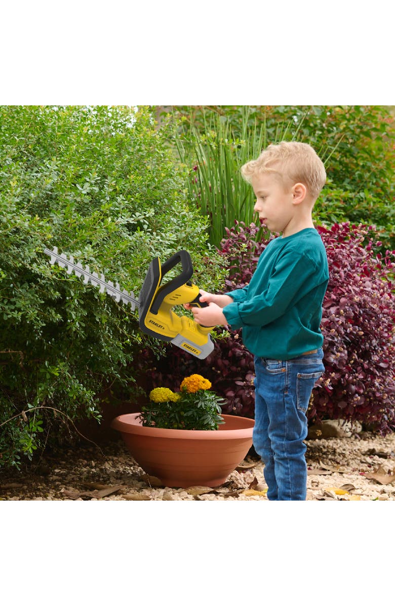 Stanley Jr. Battery Operated Deluxe Hedge Trimmer, Alternate, color, Multi Color