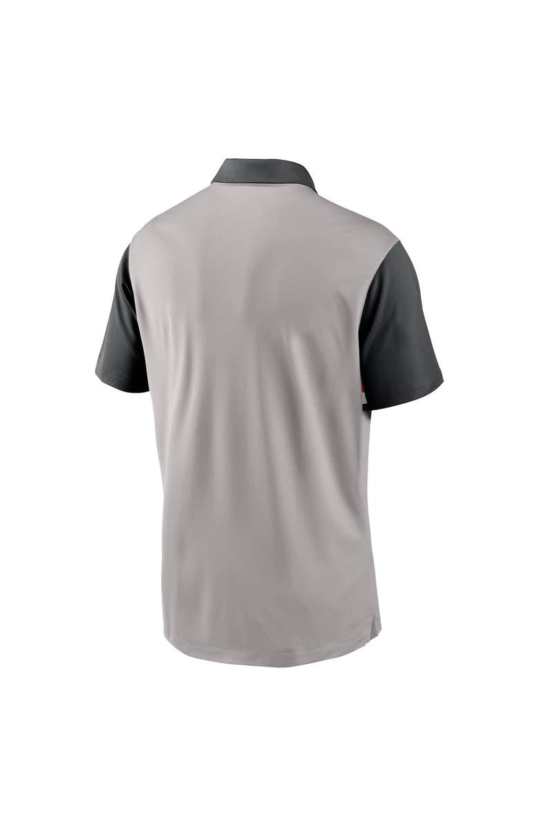 Nike Men's Nike Gray/Black Ohio State Buckeyes Vapor Performance Polo, Alternate, color, Gray
