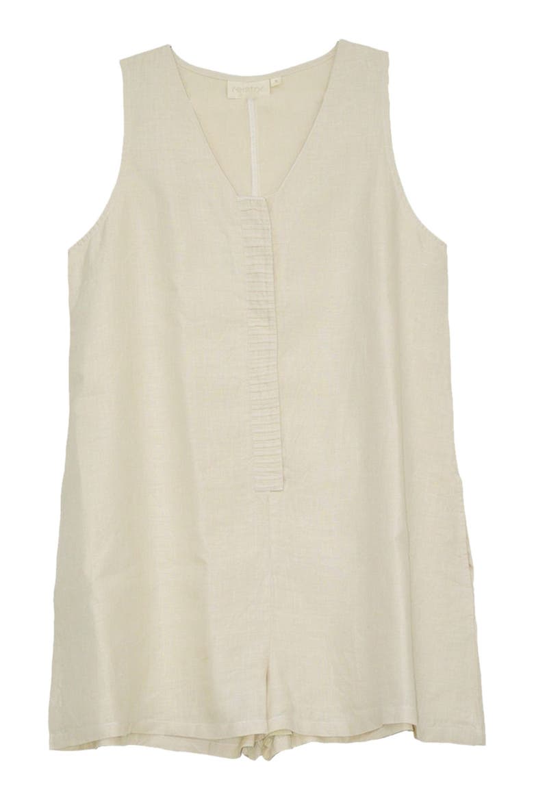 Romp and Play Romper, Alternate, color, Neutral Beige