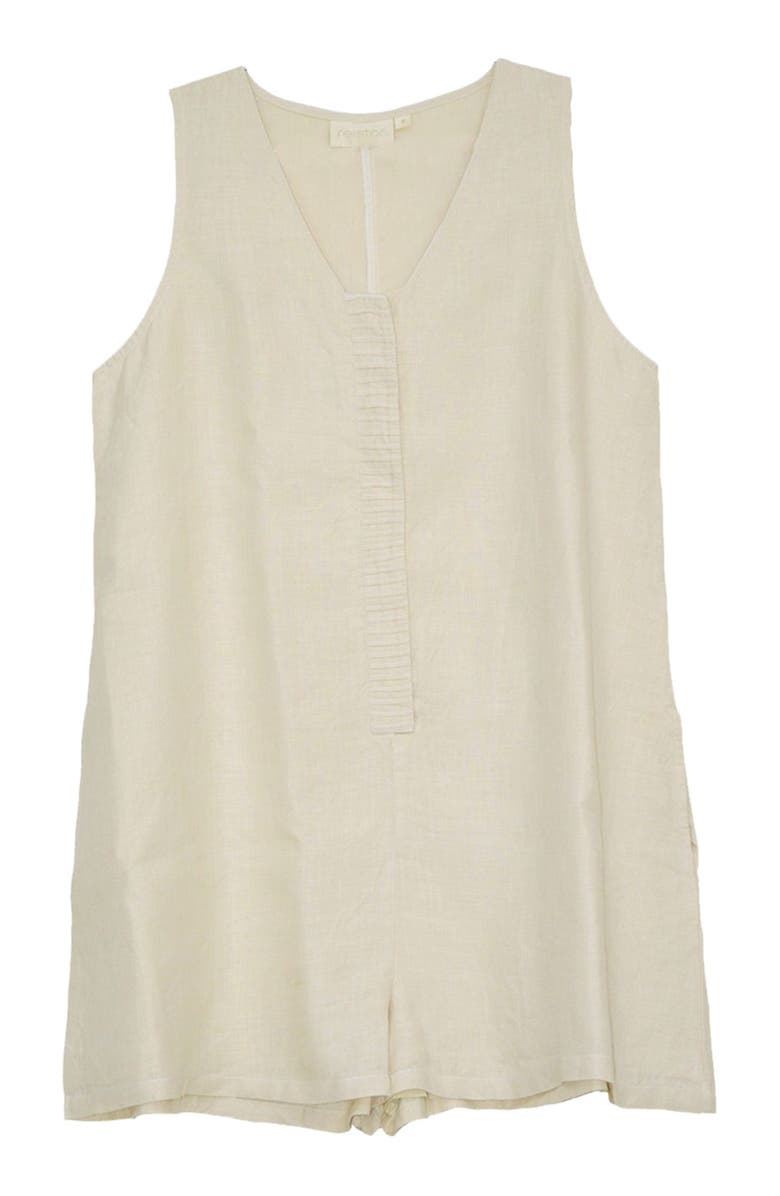 Reistor Romp and Play Romper, Alternate, color, Neutral Beige