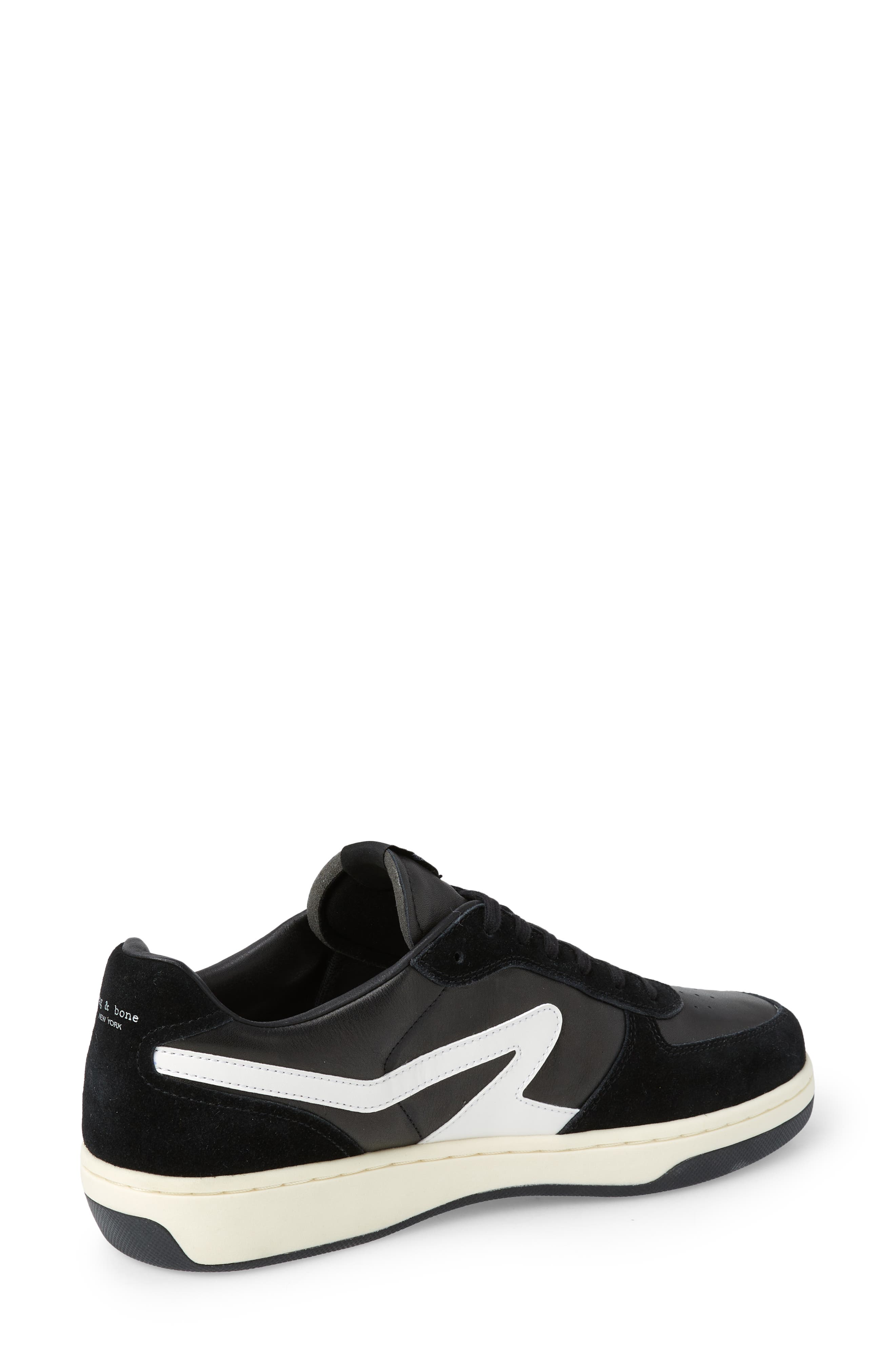 rag & bone Retro Court Sneaker, Alternate, color, Blk/ Wht