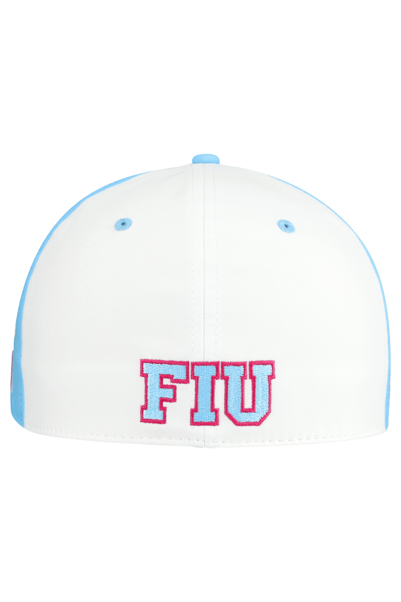 Men's The Game White FIU Panthers Pro Crown Fitted Hat, Alternate, color, White