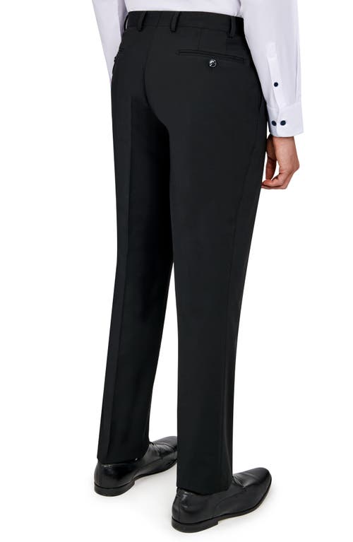 Wrk Best Solid Slim Fit Suit In Black