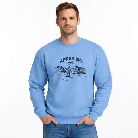 Aprés Ski Club Mountains Graphic Sweatshirt