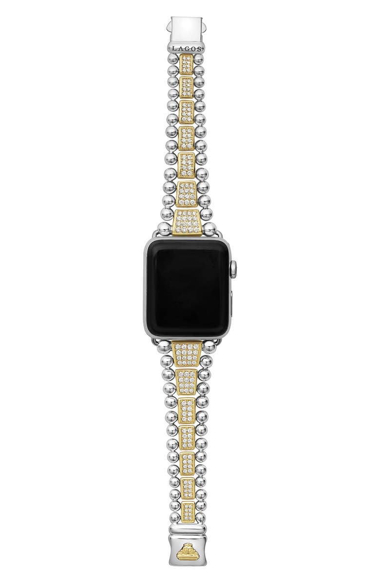 LAGOS Smart Caviar Diamond Apple Watch<sup>®</sup> Watchband, Alternate, color, 