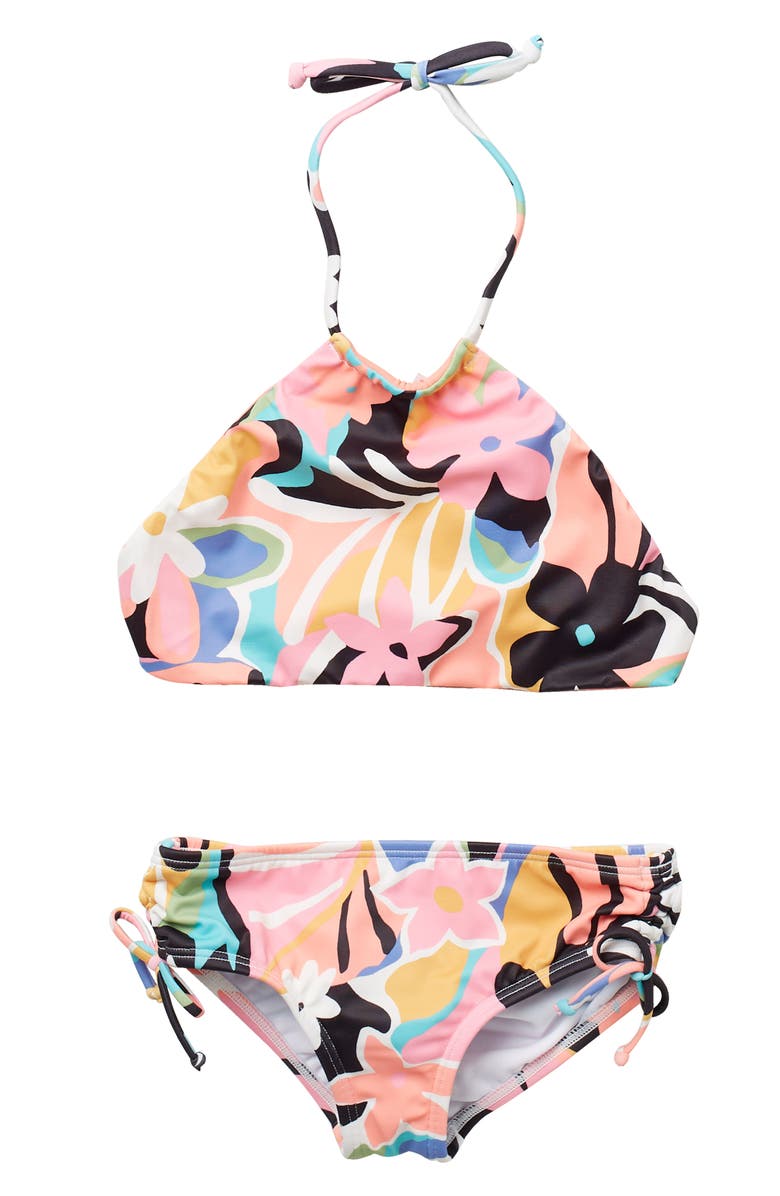 Billabong On and On Reversible High Neck Two-Piece Swimsuit, Main, color, 