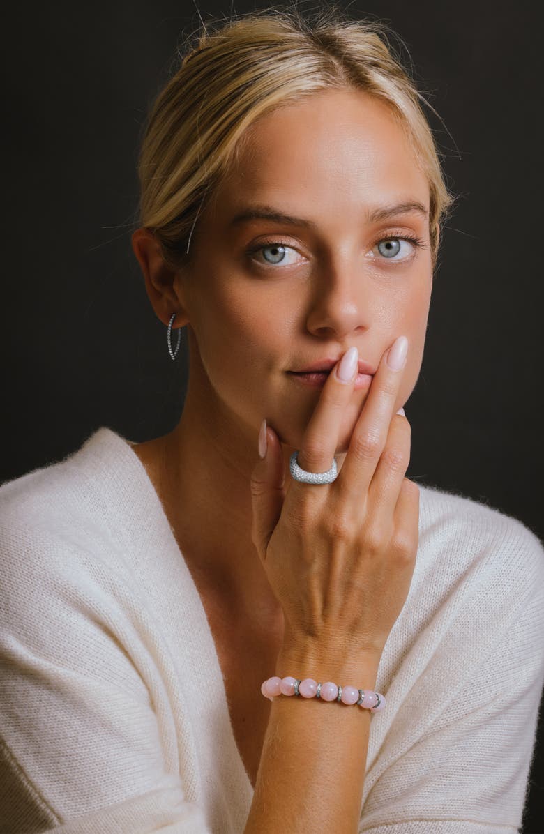 Sheryl Lowe Diamond Baby Marquis Earring, Alternate, color, Sterling Silver