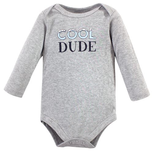 Hudson Baby Five-piece Collection Of Long-sleeve Cotton Bodysuits In Multi