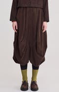 LUUKAA Ninon Velvet Balloon Skirt