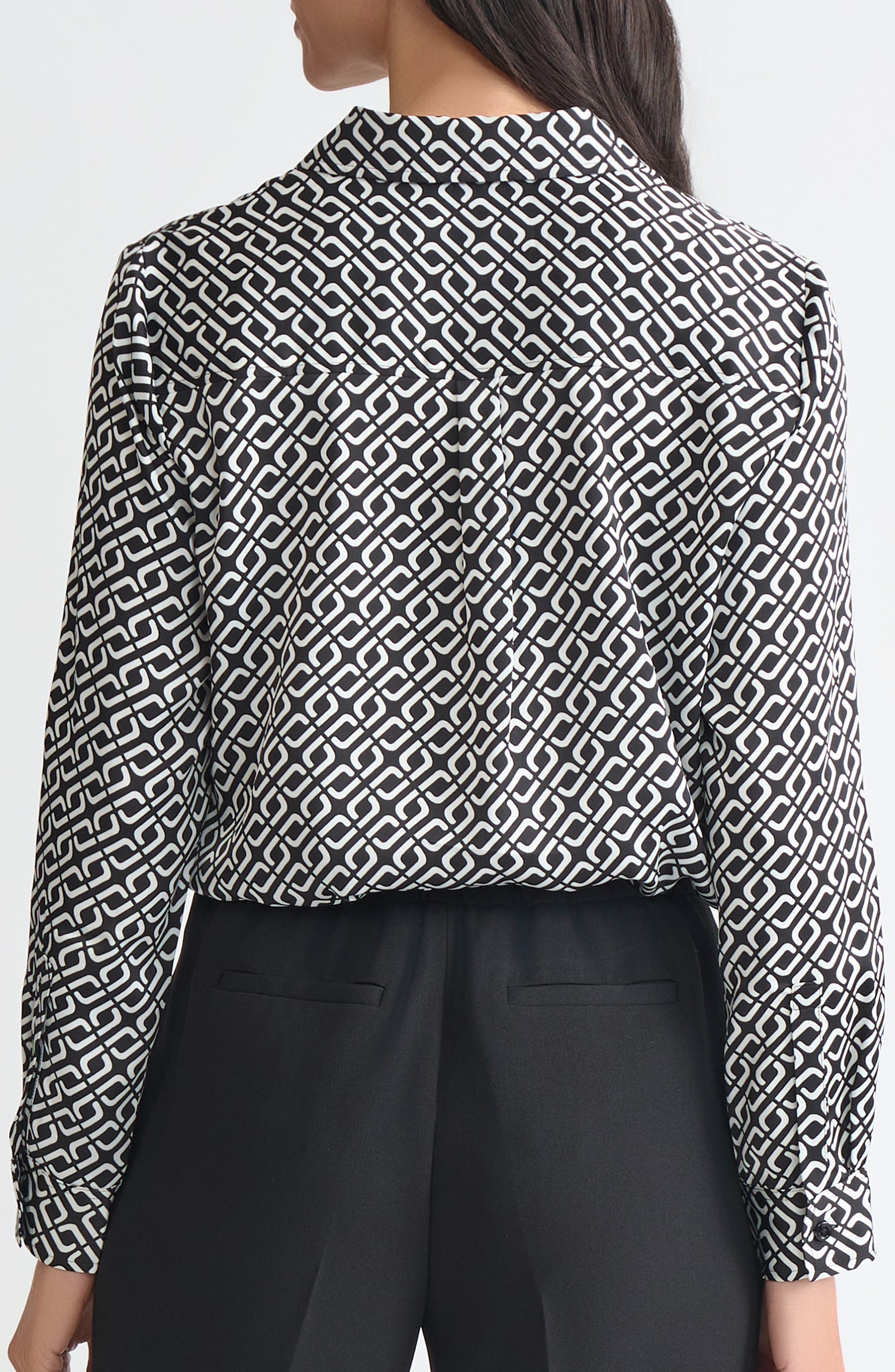 Print Button-Up Shirt - image 2