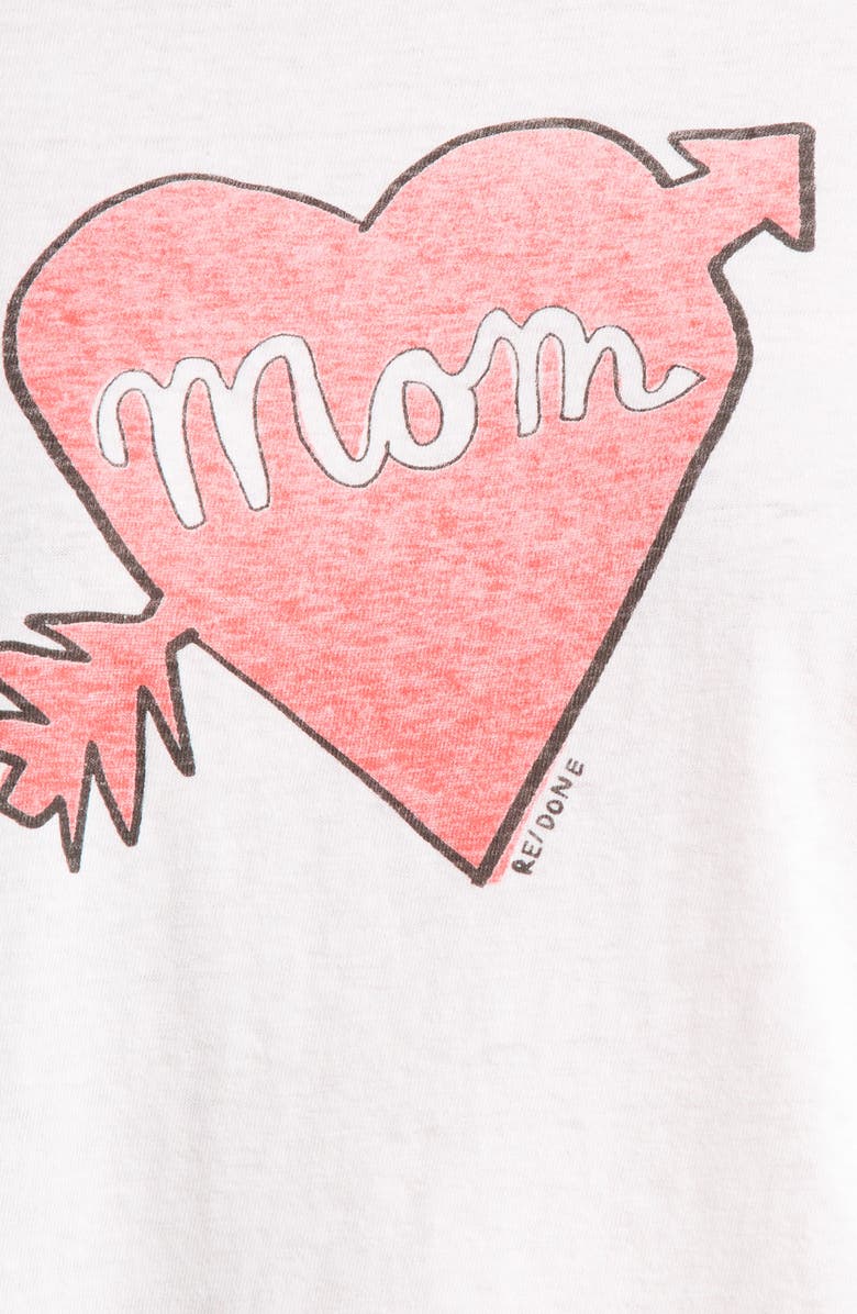 Re/Done Classic Mom Graphic T-Shirt, Alternate, color, Vintagewhite