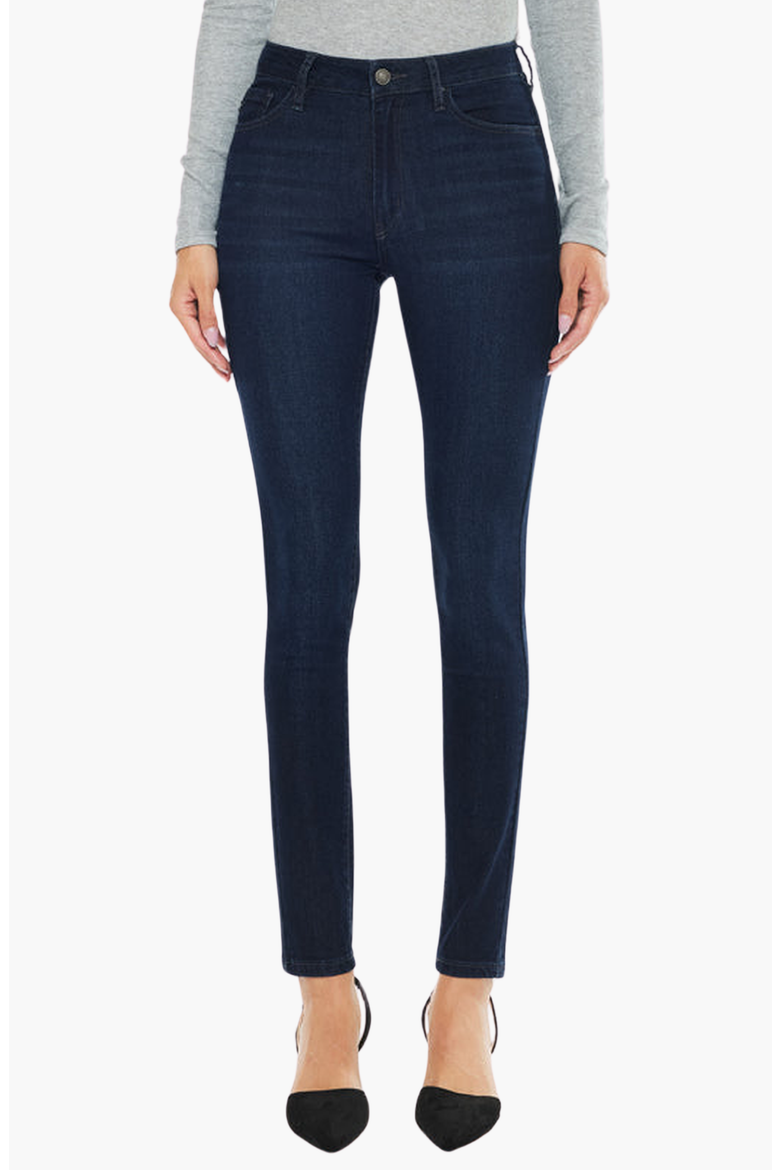 Addison Essentials High Rise Super Skinny Jeans, Main, color, Super Dark Wash