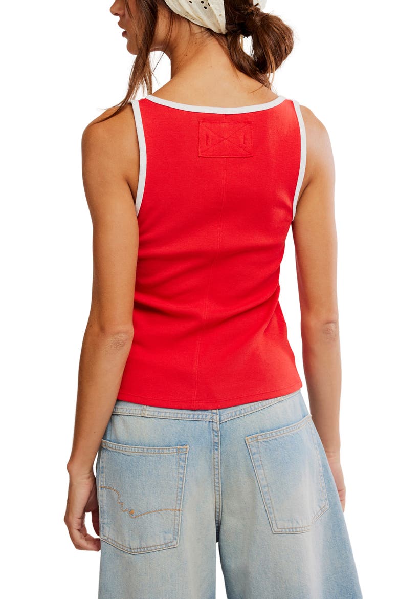Moxie Tank Top, Alternate, color, HIGH RISK RED COMBO