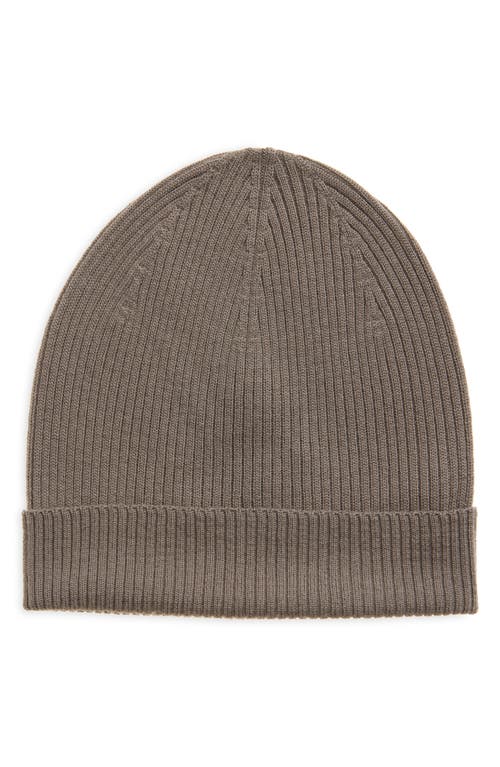 Rick Owens Berretto in Maglia Rib Wool Beanie in Dust  product
