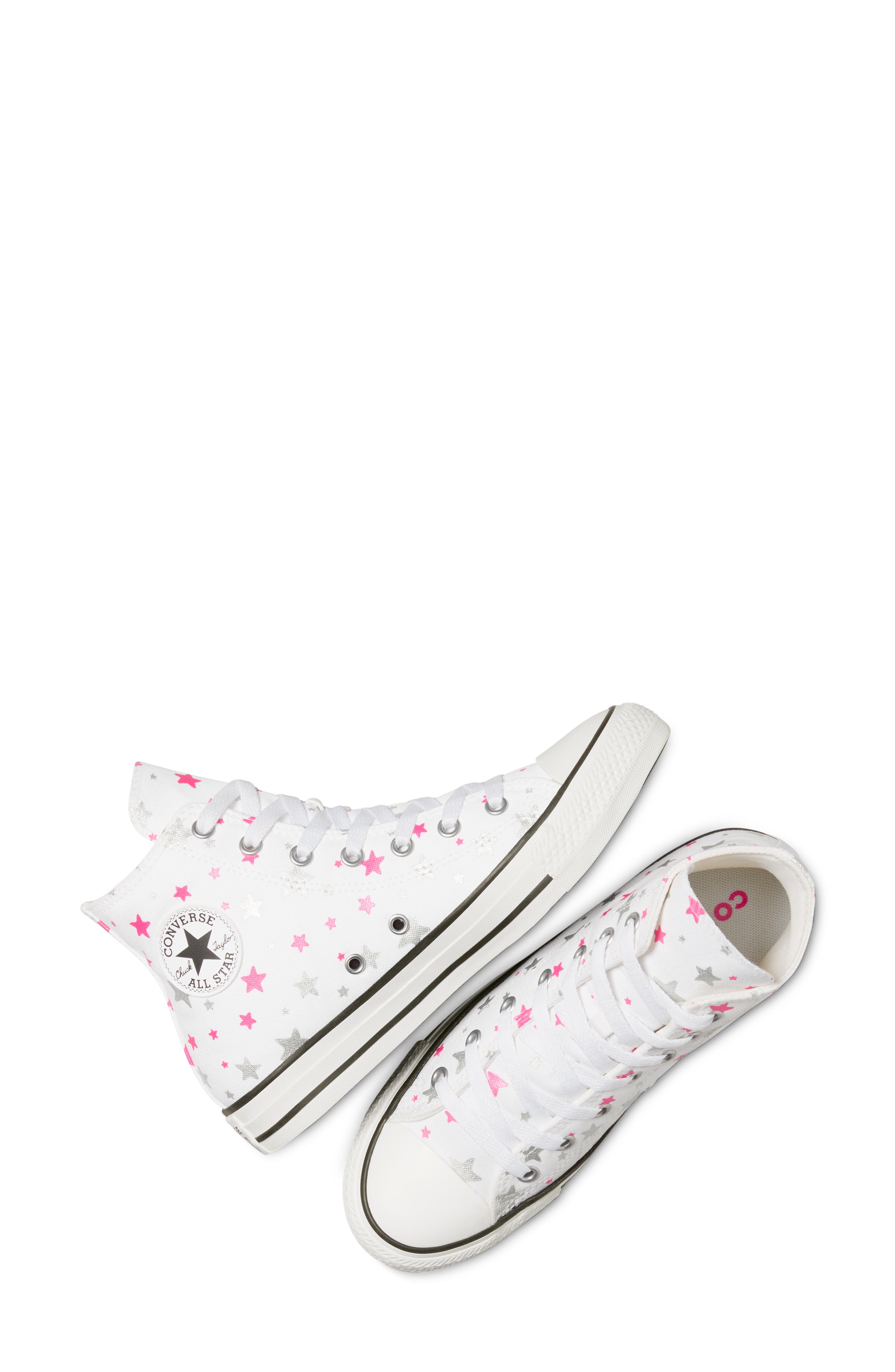 Converse Kids' Chuck Taylor<sup>®</sup> All Star<sup>®</sup> High Top Sneaker, Alternate, color, 
