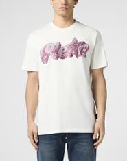 PHILIPP PLEIN Round Neck T-Shirt Gummy Plein Stones Men