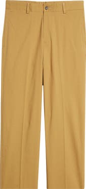 Berle Charleston Khakis Flat Front Stretch Canvas Pants