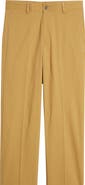 Berle Charleston Khakis Flat Front Stretch Canvas Pants