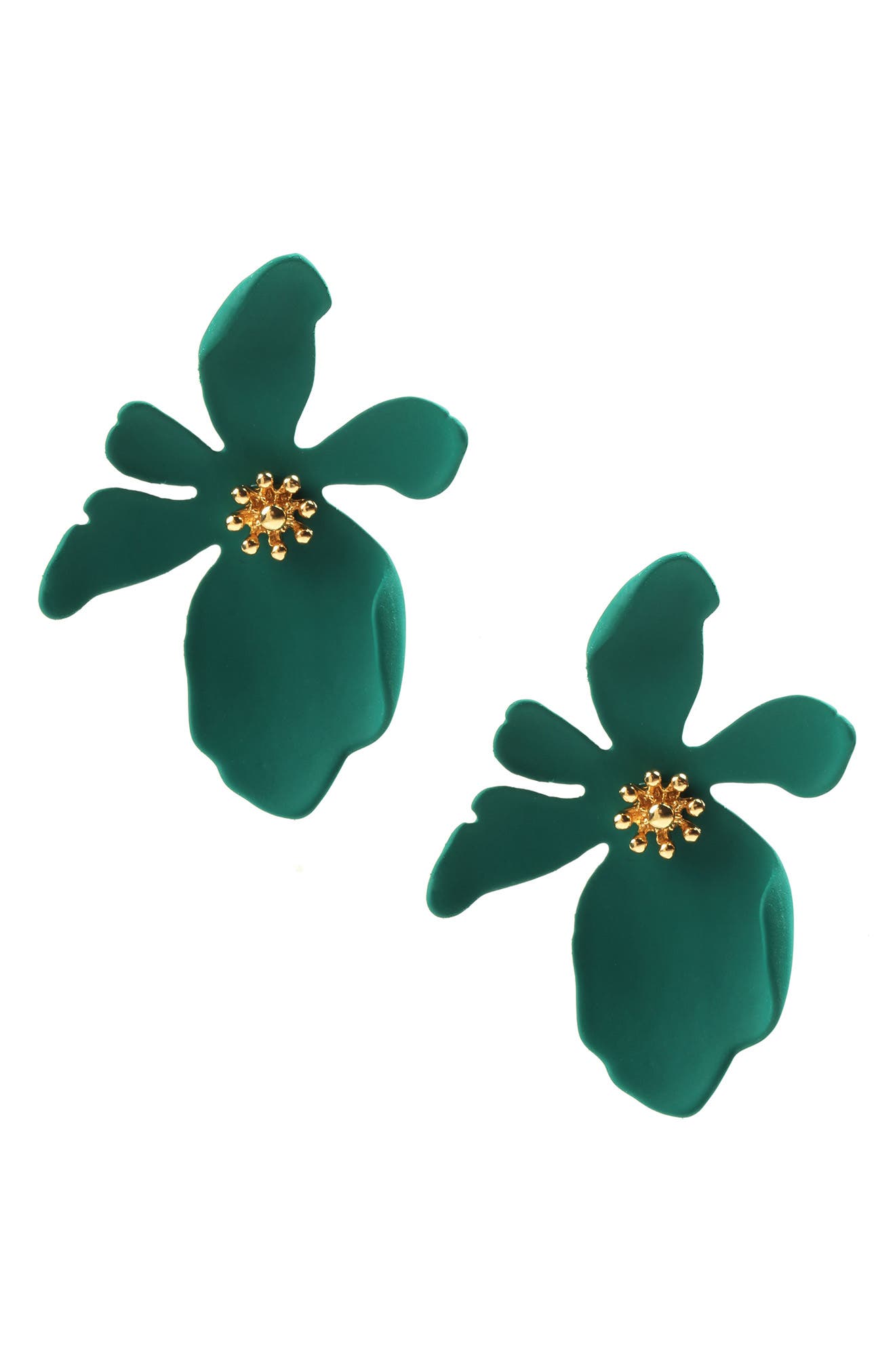 EYE CANDY LOS ANGELES Georgia Matte Floral Drop Earrings
