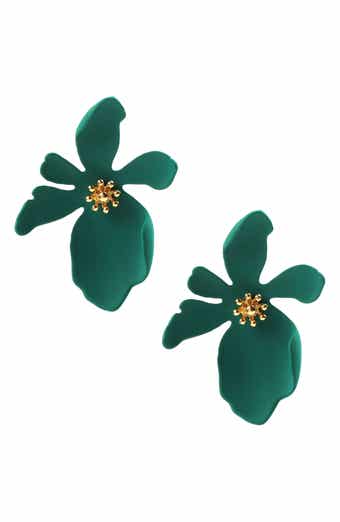 EYE CANDY LOS ANGELES Georgia Matte Floral Drop Earrings