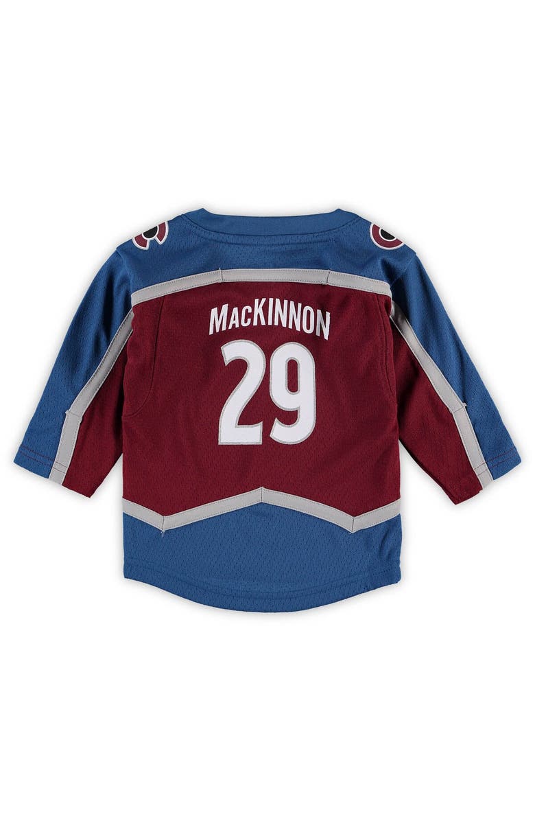 Outerstuff Infant Nathan MacKinnon Burgundy Colorado Avalanche Home Replica Player Jersey, Alternate, color, 