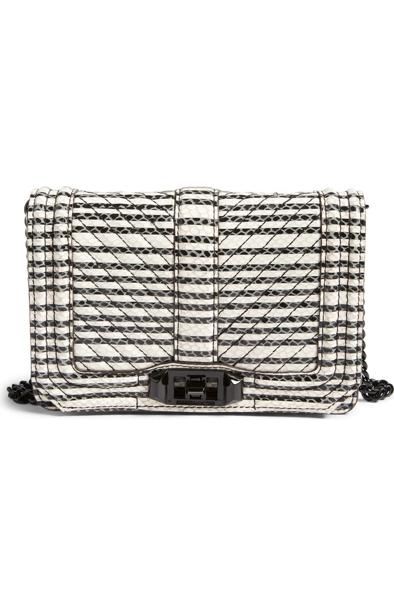 Rebecca Minkoff Small Love Leather Crossbody Bag, Main, color,