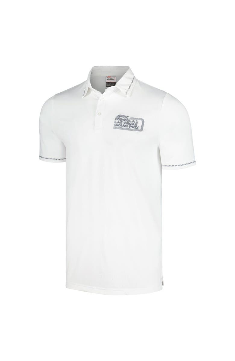 Insomniac Unisex Formula 1 Las Vegas Grand Prix White Classic Polo, Alternate, color, 