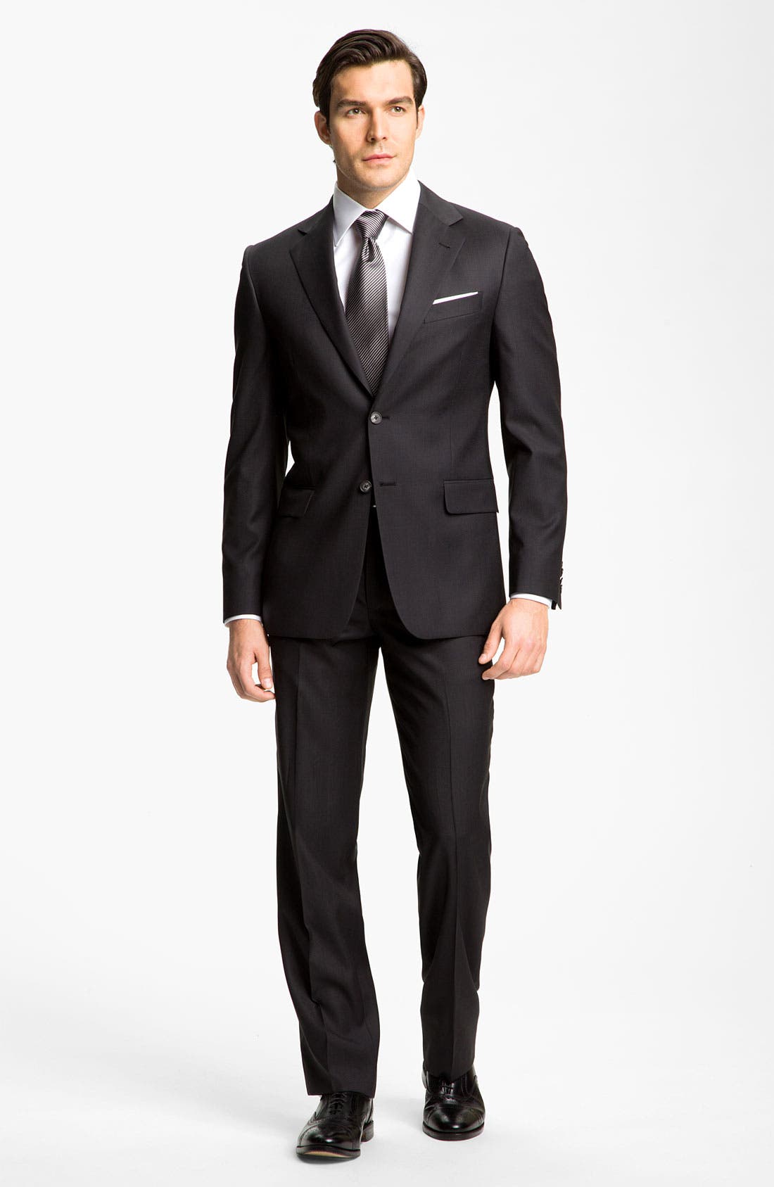 Santoni 'Orrin' Cap Toe Oxford, Alternate, color, 