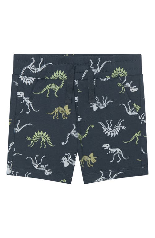 Petit Lem Kids' French Terry Knit Pullover & Shorts Set In Blue