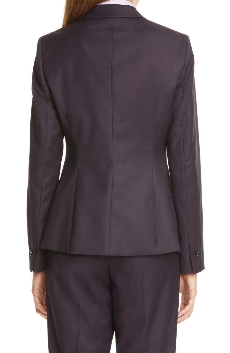 BOSS Jesulea Mini Houndstooth Blazer, Alternate, color, 