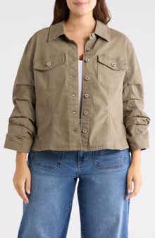 Democracy Ruched Sleeve Jacket