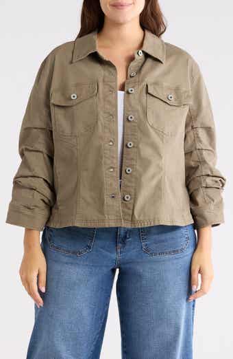 Democracy Ruched Sleeve Jacket