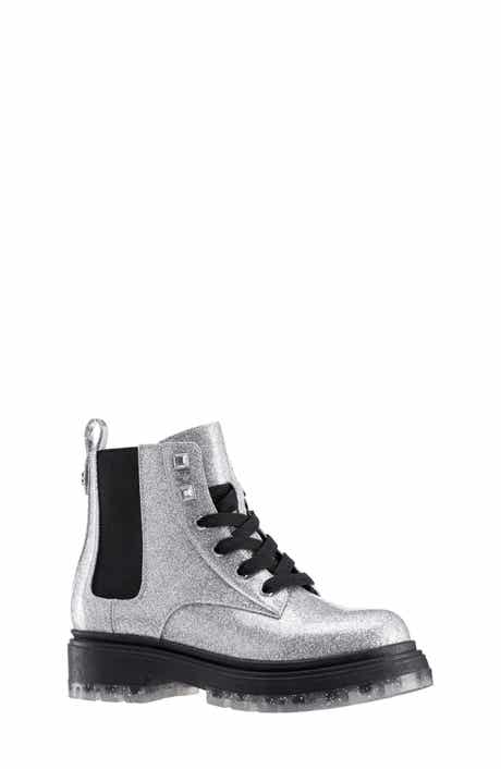 Nina Kids' Glitter Combat Boot