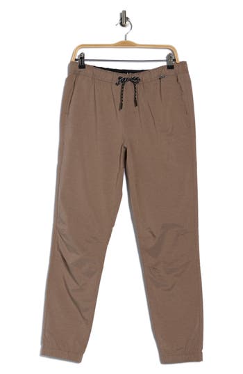 Hurley Off Duty Twill Joggers In Brown
