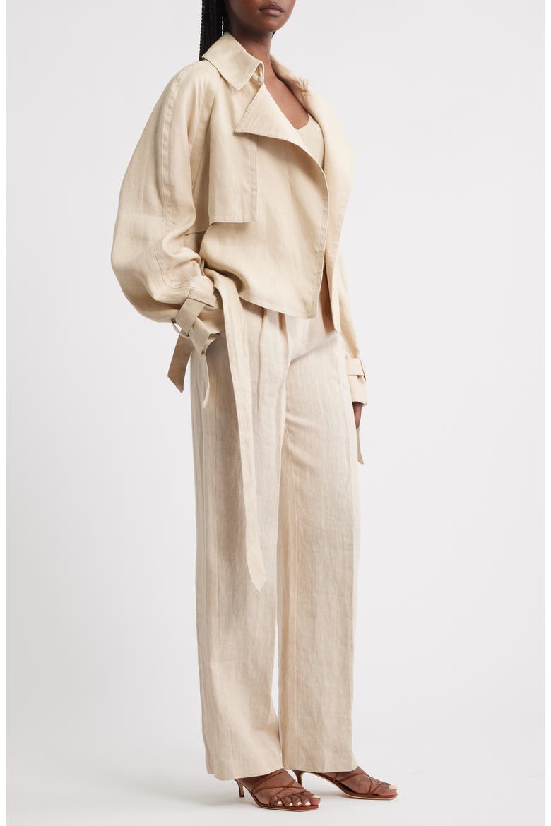 Sahara Tie Waist Jacket, Alternate, color, LIGHT/ PASTEL GREY