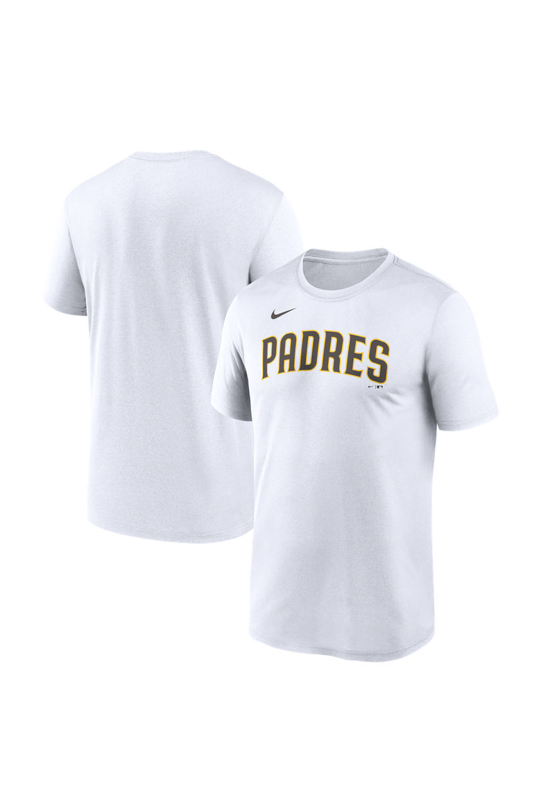 Men's Nike White San Diego Padres New Legend Wordmark Dri-FIT T-Shirt, Main, color, White