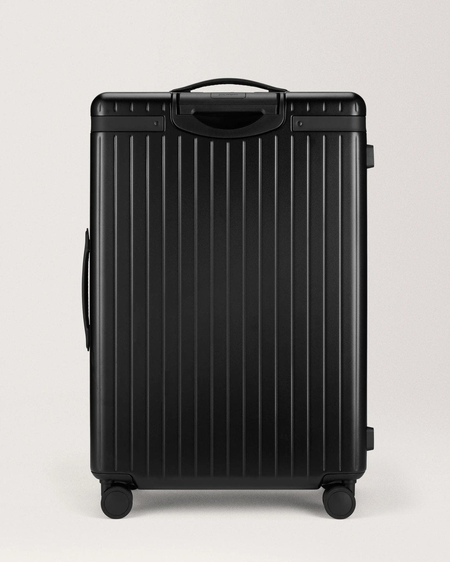 Carl Friedrik The Large Check-in Zipped Suitcase, Alternate, color, Black / Black