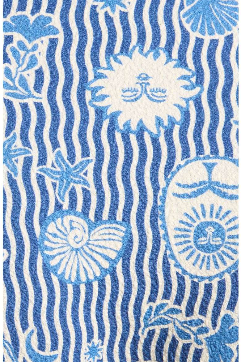 Catalina Waves Bikini Bottoms, Alternate, color, VINTAGE BLUE