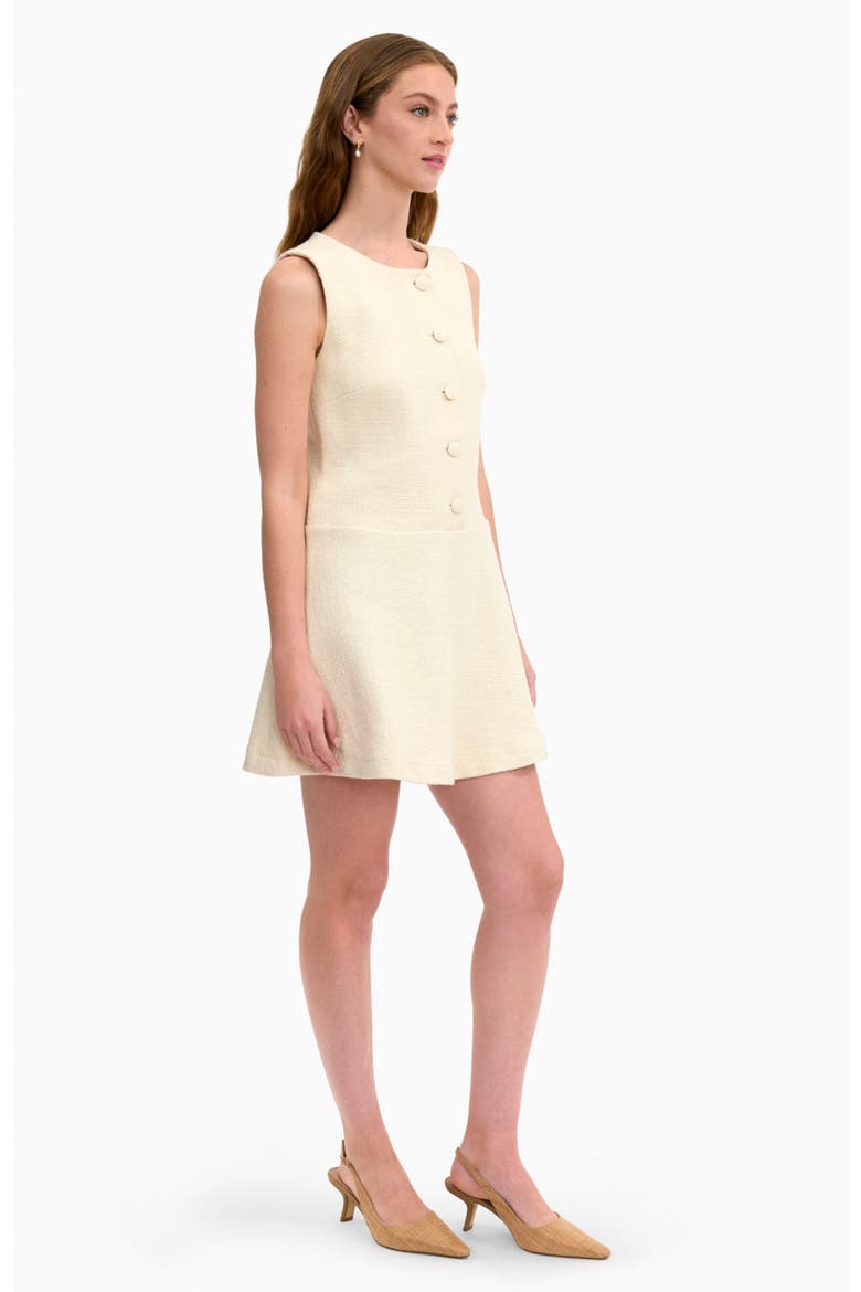 Margot Tweed Dress, Alternate, color, Cream