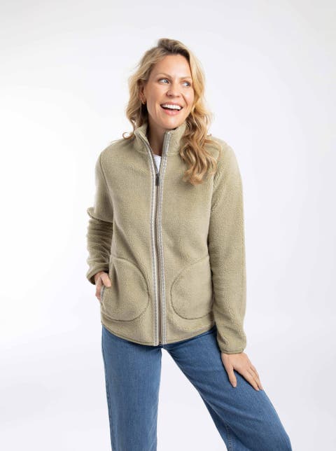 Lucille Lightweight Full Zip Borg Fleece
