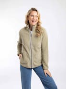 Weird Fish Lucille Lightweight Full Zip Borg Fleece