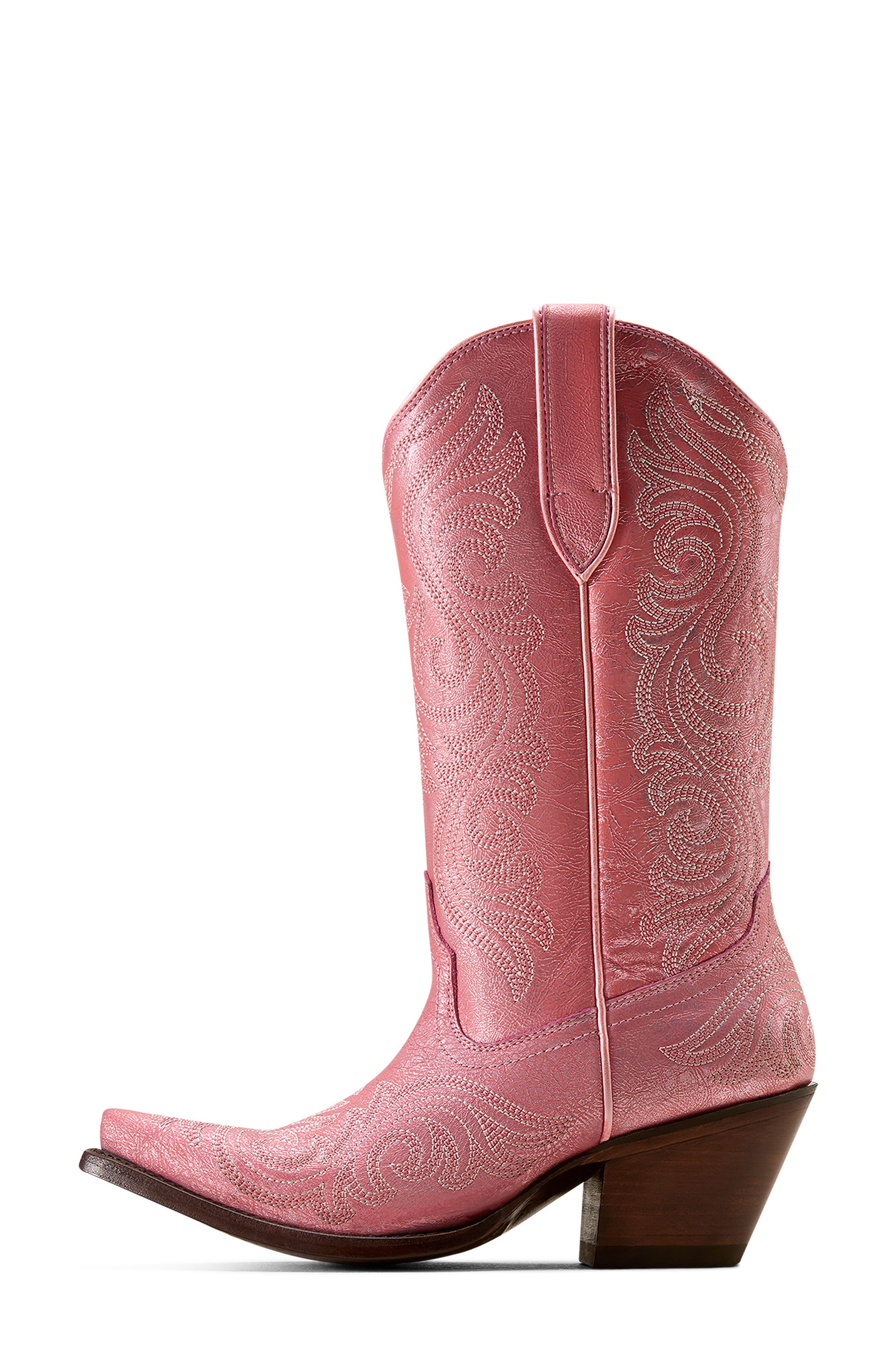 Amora Western Boot, Alternate, color, CORAL GLOW