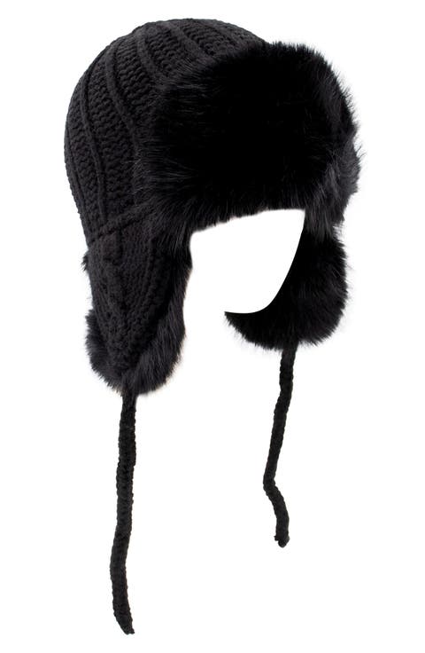 Faux Fur Trapper Cap