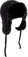 SURELL Faux Fur Trapper Cap