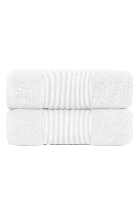 Air Cloud Oversized Bath Sheet - Set of 2 - White