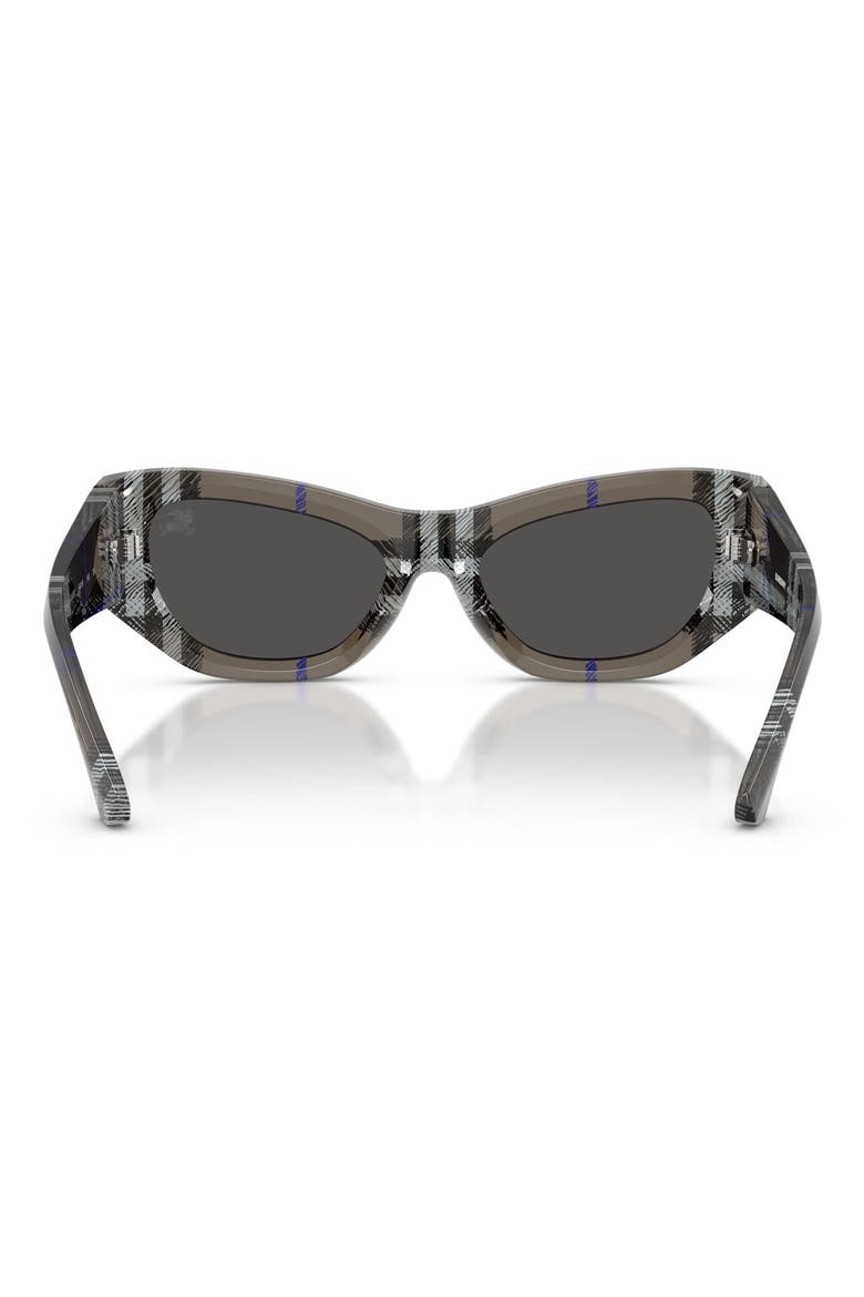 54mm Cat Eye Sunglasses, Alternate, color, DARK GREY