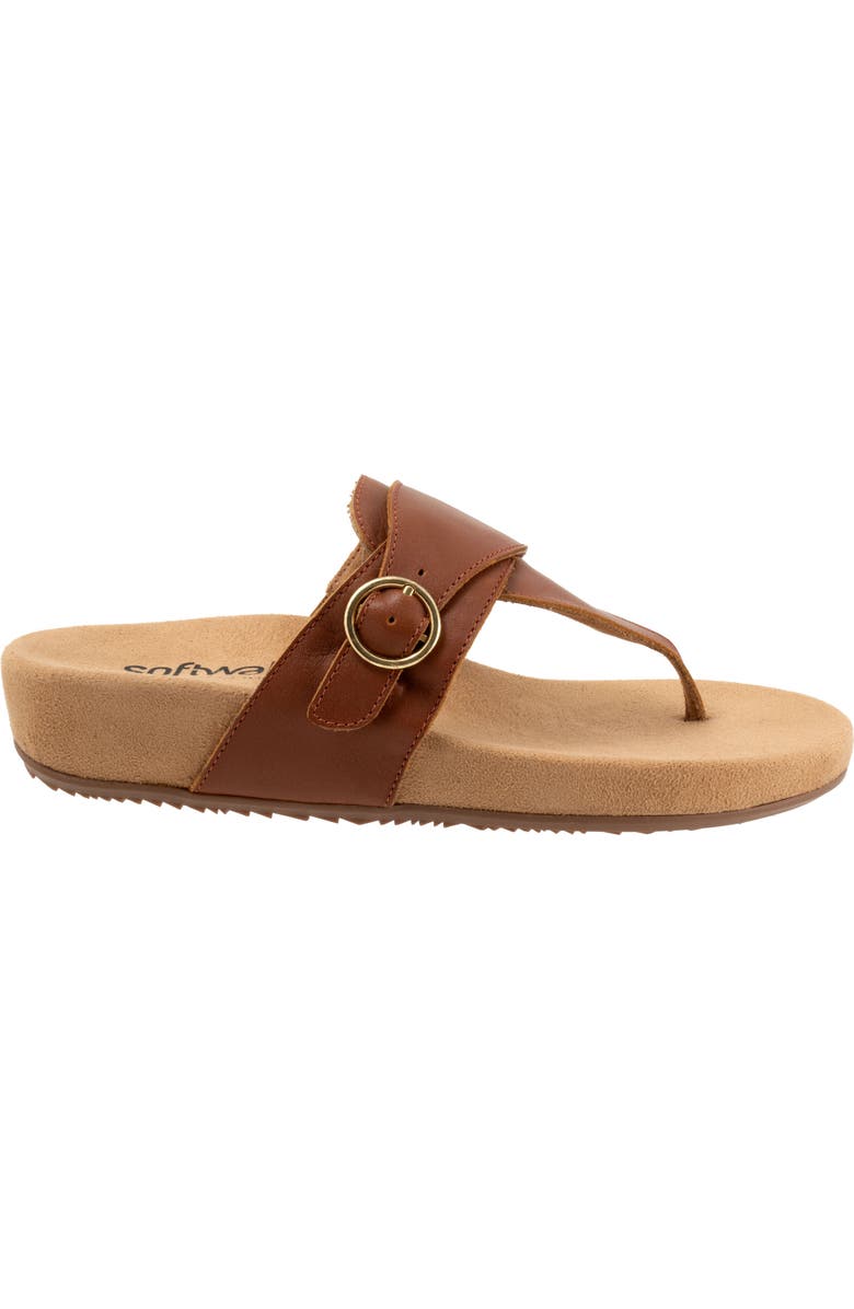 SoftWalk<sup>®</sup> Belize T-Strap Sandal, Alternate, color, Luggage