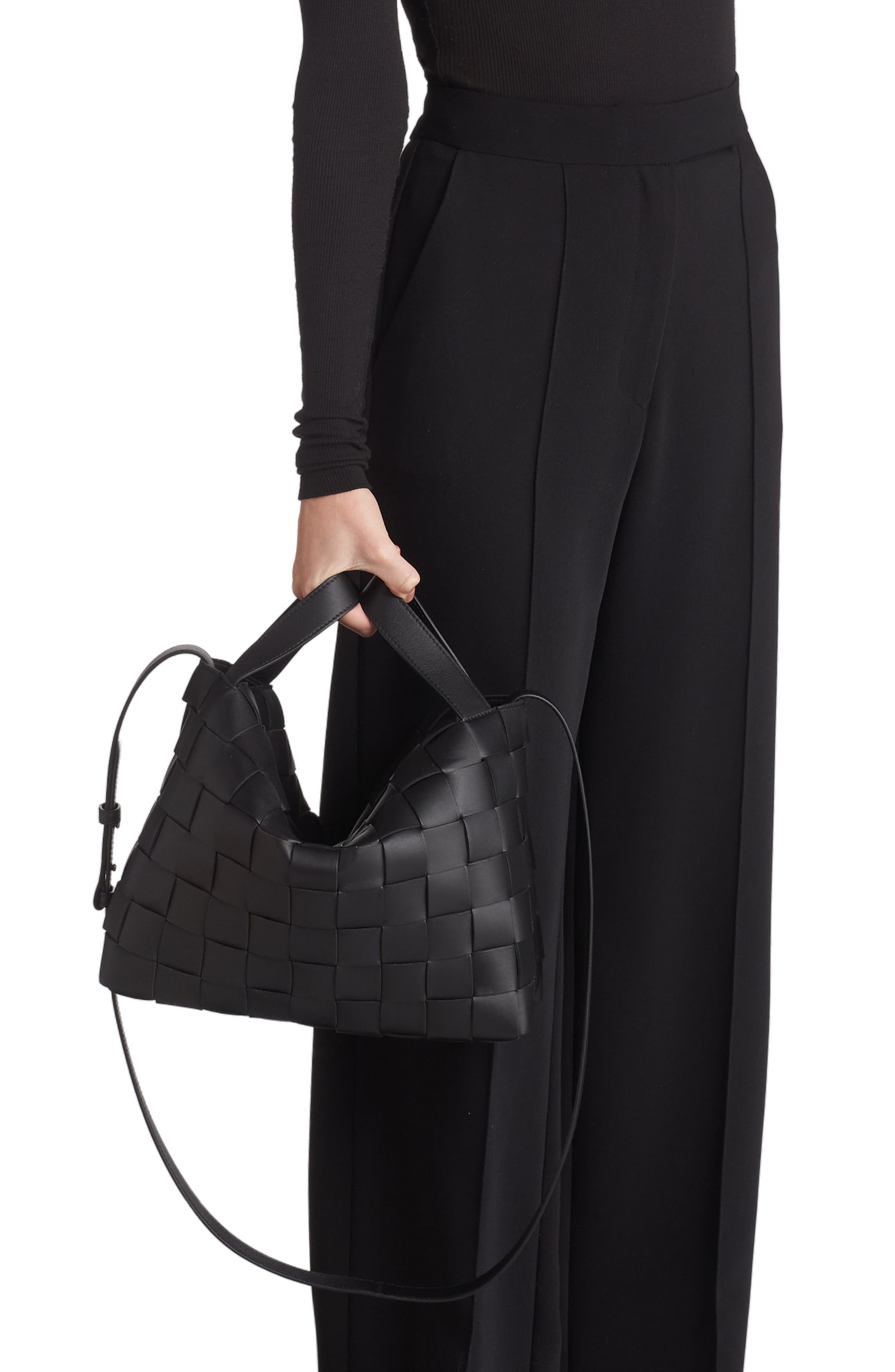 Bottega Veneta Cassette Bowling Intrecciato Leather Bag, Alternate, color, 