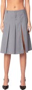 EDIKTED Ethel Low Rise Pleated A-Line Skirt