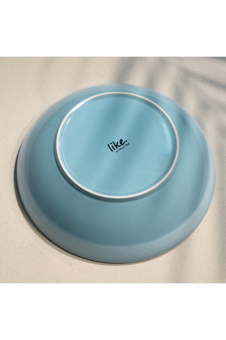 Perlemor Aqua Low Servg Bowl, Alternate, color, Blue Green